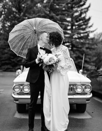 Clear Umbrella, Wedding